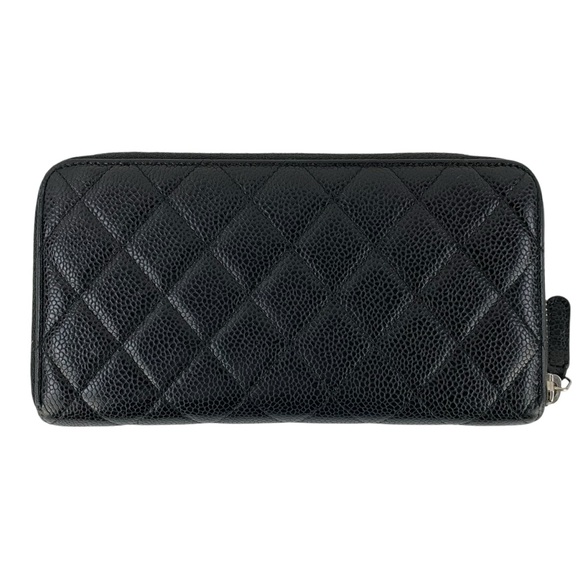 Chanel Matelasse Caviar Zip Around Wallet - Picture 2 of 8